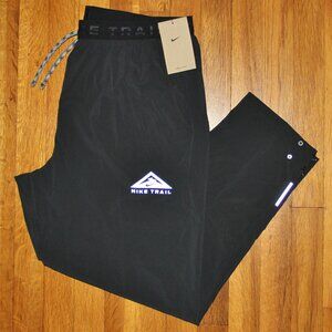 Nike Trail Dawn Range Dri-Fit Running Pants Mens XL Black